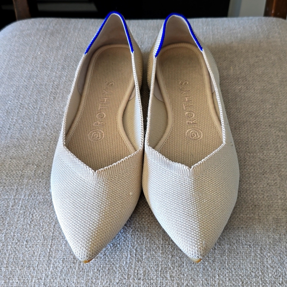 Rothy's The Point Ecru Size 8